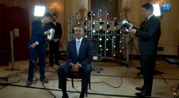 首位美國總統人像掃描-Barack Obama